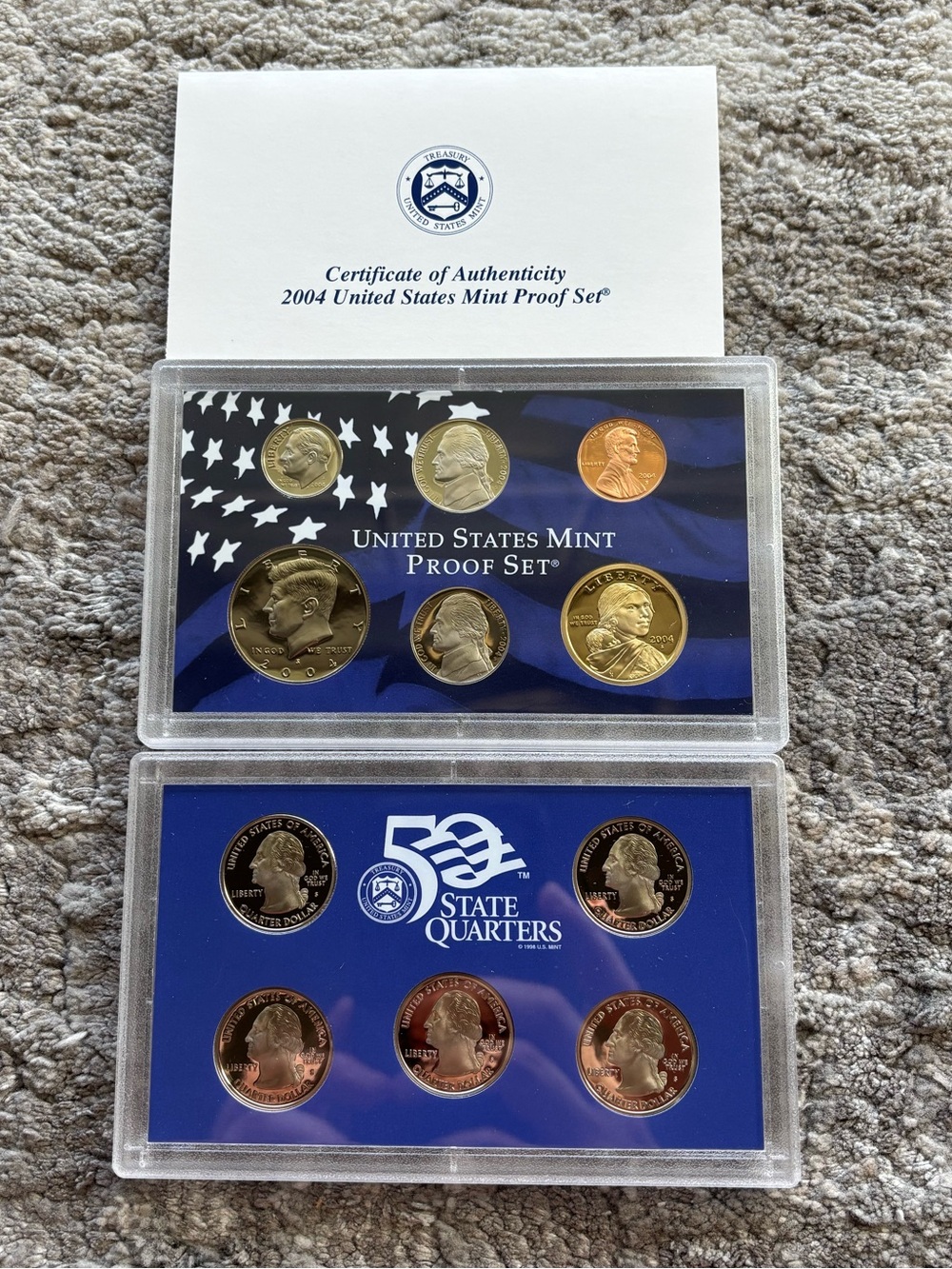 2004 US Mint Proof Set Coins - Picture 4 of 4